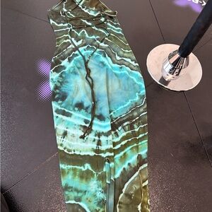 Katya Moon dyes Vixen dress with slit